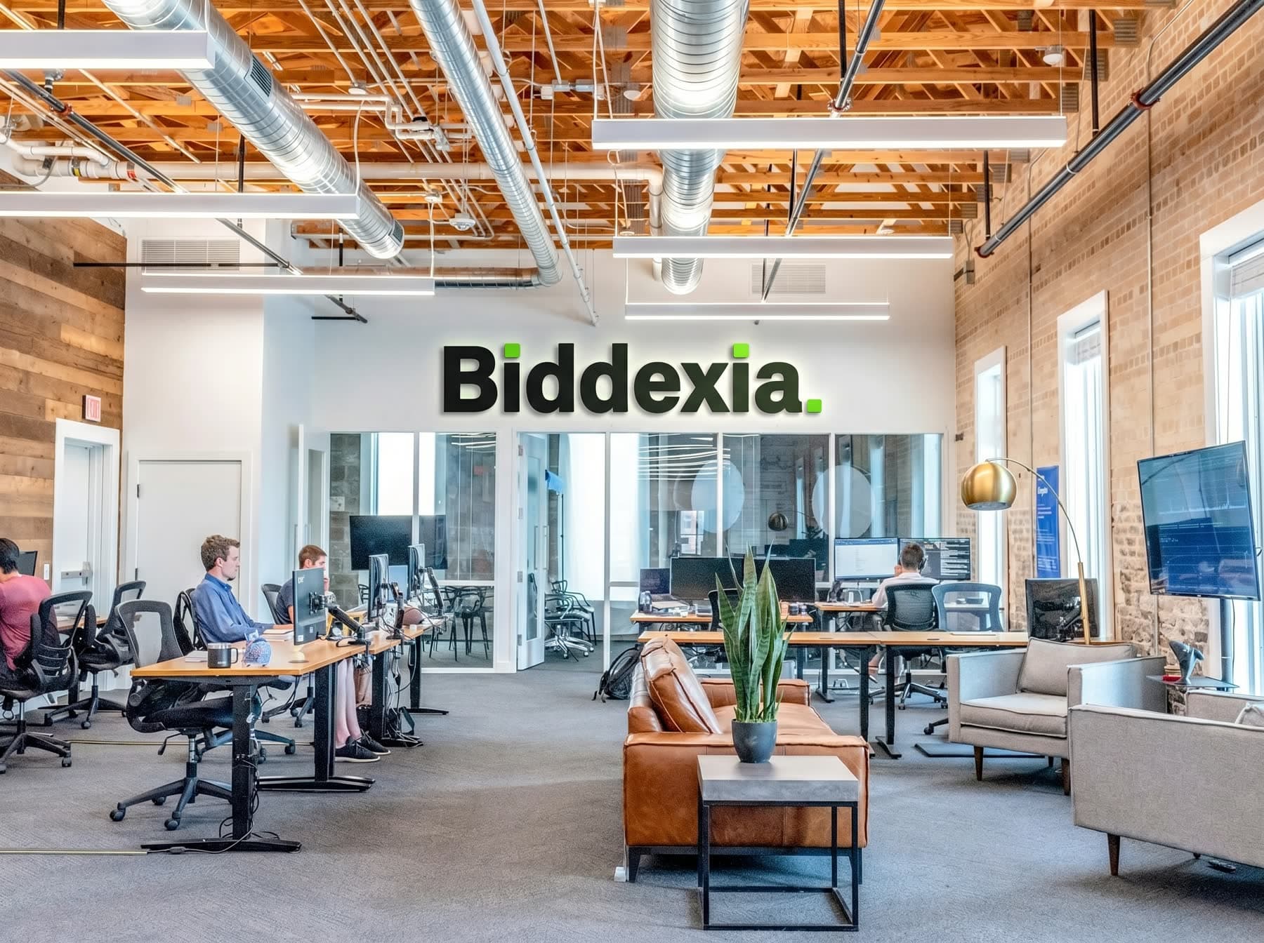 A modern coworking office